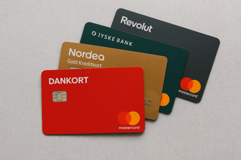 Sammenligning af kreditkort i Danmark – De bedste muligheder i 2025